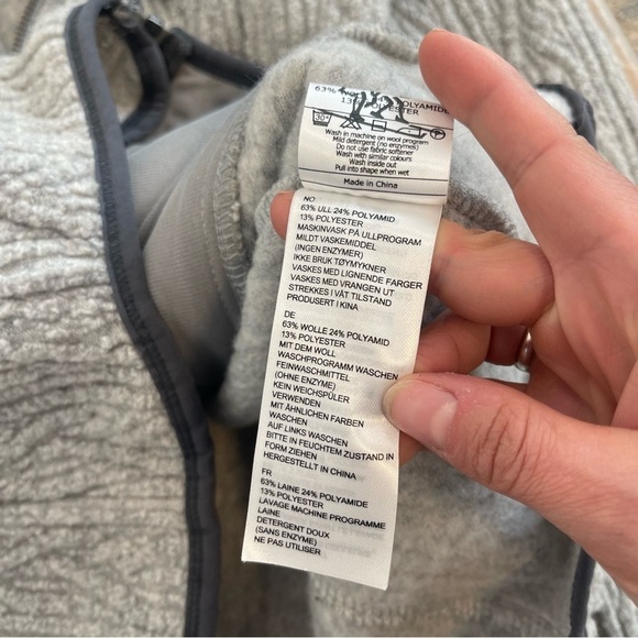 Bergans of Norway Women Grey Hooded Wool Blend Sweater Bergflette Jacket Medium - Picture 14 of 14